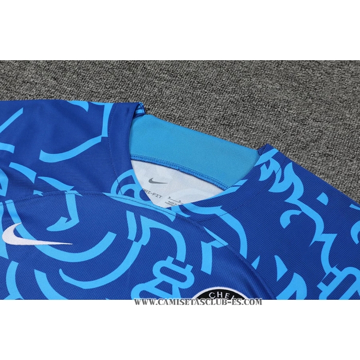 Chandal del Chelsea 22-23 Manga Corta Azul - Pantalon Corto